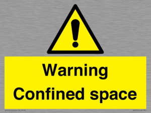 Warning Confined space
